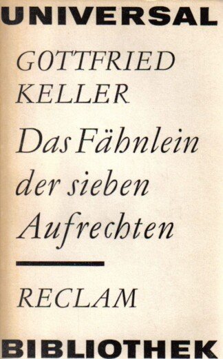 Das Fähnlein der sieben Aufrechten