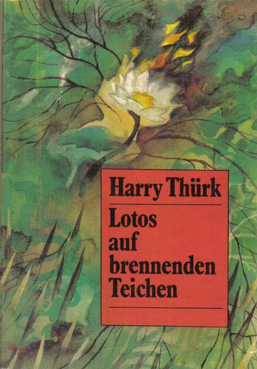 Lotos auf brennenden Teichen