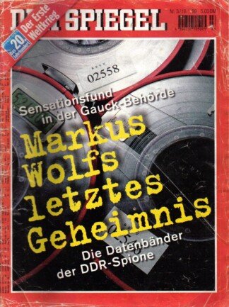 DER SPIEGEL - Markus Wolfs letztes Geheimnis   Nr: 3 / 1999