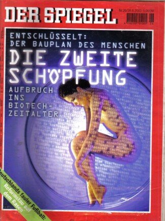 DER SPIEGEL - Die zweite Schöpfung Nr: 26 / 26.6.2000
