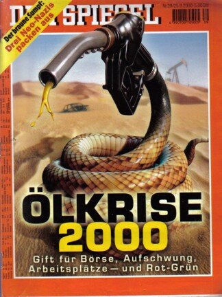 DER SPIEGEL - Ölkrise 2000   Nr: 39 / 25.9.2000