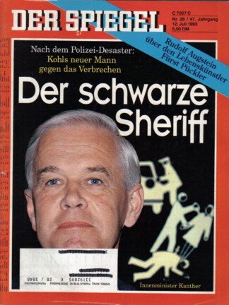 DER SPIEGEL - Der schwarze Sheriff   Nr: 28 / 12.7.1993