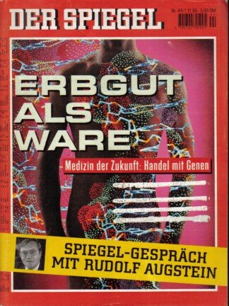 DER SPIEGEL - Erbgut als Ware Nr: 44 / 1.11.1993