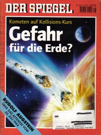 DER SPIEGEL - Gefahr für die Erde? Nr: 28 / 11.7.1994