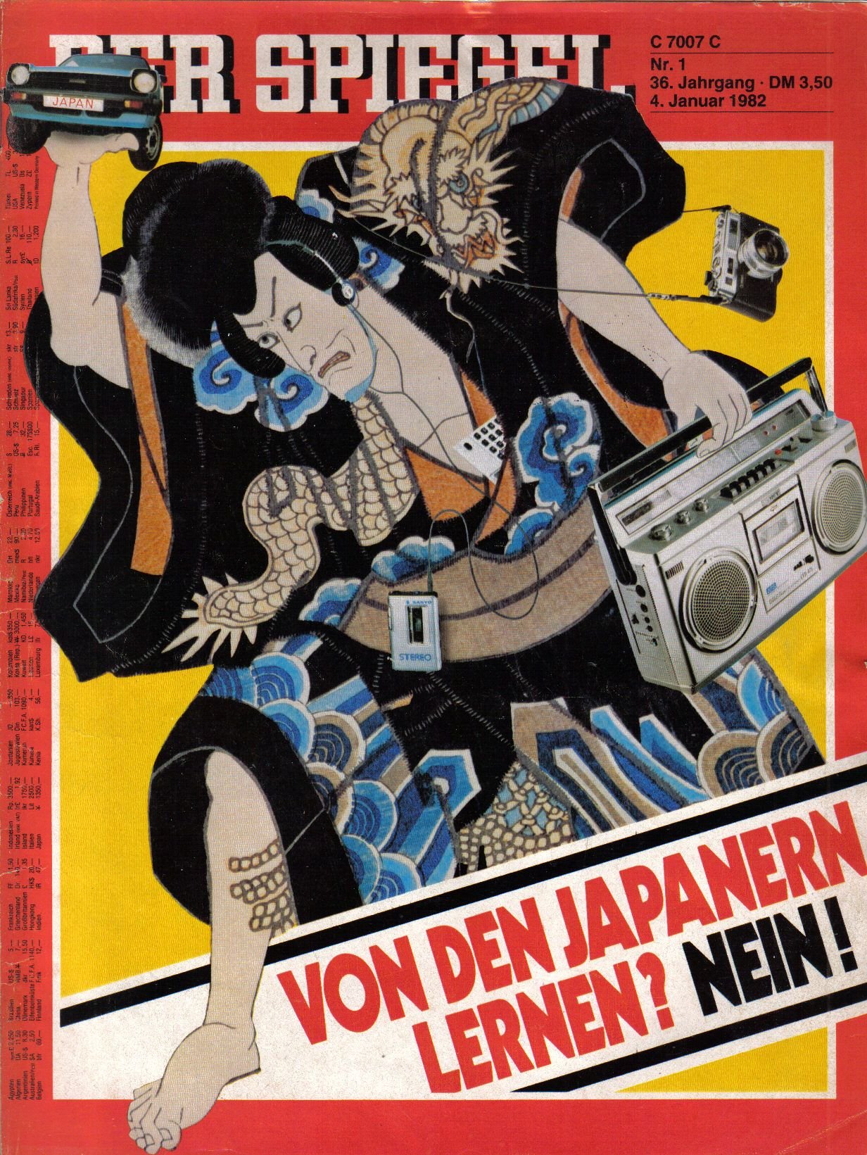 DER SPIEGEL - Von den Japanern lernen? Nein! Nr: 1 / 4.1.1982