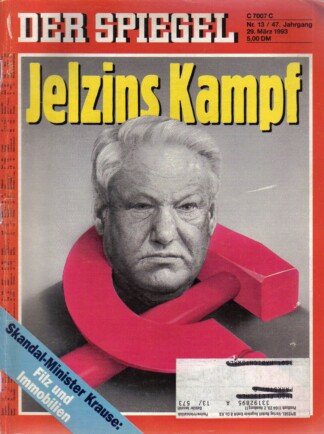 DER SPIEGEL - Jelzins Kampf   Nr: 13 / 29.3.1993