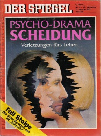 DER SPIEGEL - Psycho-Drama Scheidung   Nr: 8 / 17.2.1992