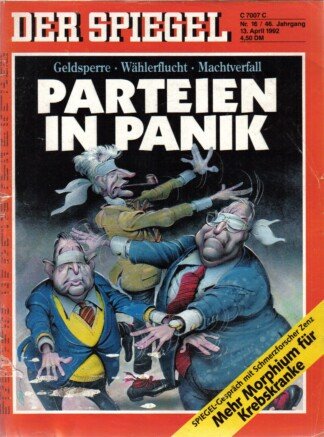 DER SPIEGEL - Parteien in Panik   Nr: 16 / 13.4.1992