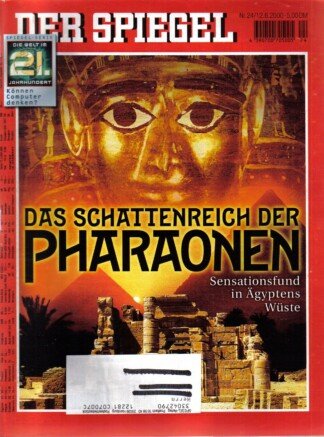 DER SPIEGEL - Das Schattenreich der Pharaonen   Nr: 24 / 12.6.2000