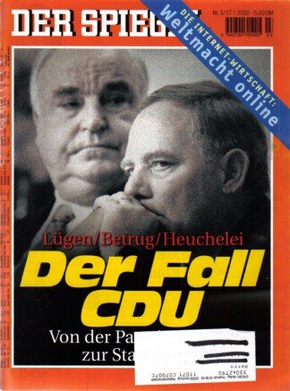 DER SPIEGEL - Der Fall CDU   Nr: 3 / 17.1.2000