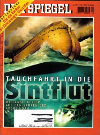 DER SPIEGEL - Tauchfahrt in die Sintflut   Nr: 50 / 11.12.2000