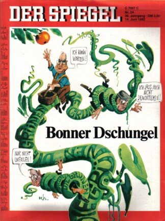 DER SPIEGEL - Bonner Dschungel   Nr: 24 / 14.6.1982