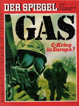 DER SPIEGEL - GAS - C-Krieg in Europa? Nr: 8 / 22.2.1982
