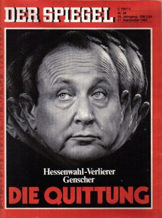 DER SPIEGEL - Die Quittung   Nr: 39 / 27.9.1982