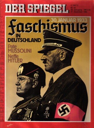 DER SPIEGEL - Faschismus in Deutschland Nr: 52 / 27.12.1982