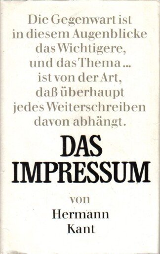 Das Impressum