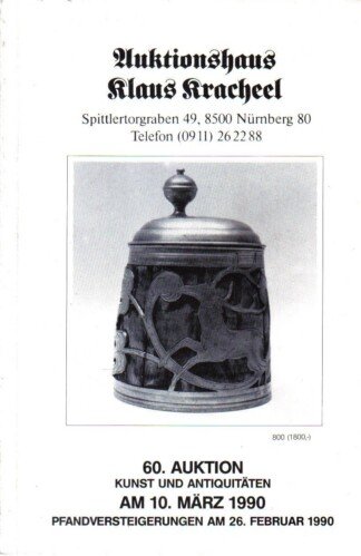 60. Auktion - Kunst und Antiquitäten