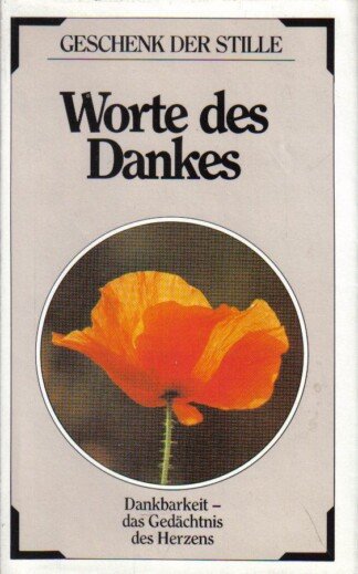 Worte des Dankes