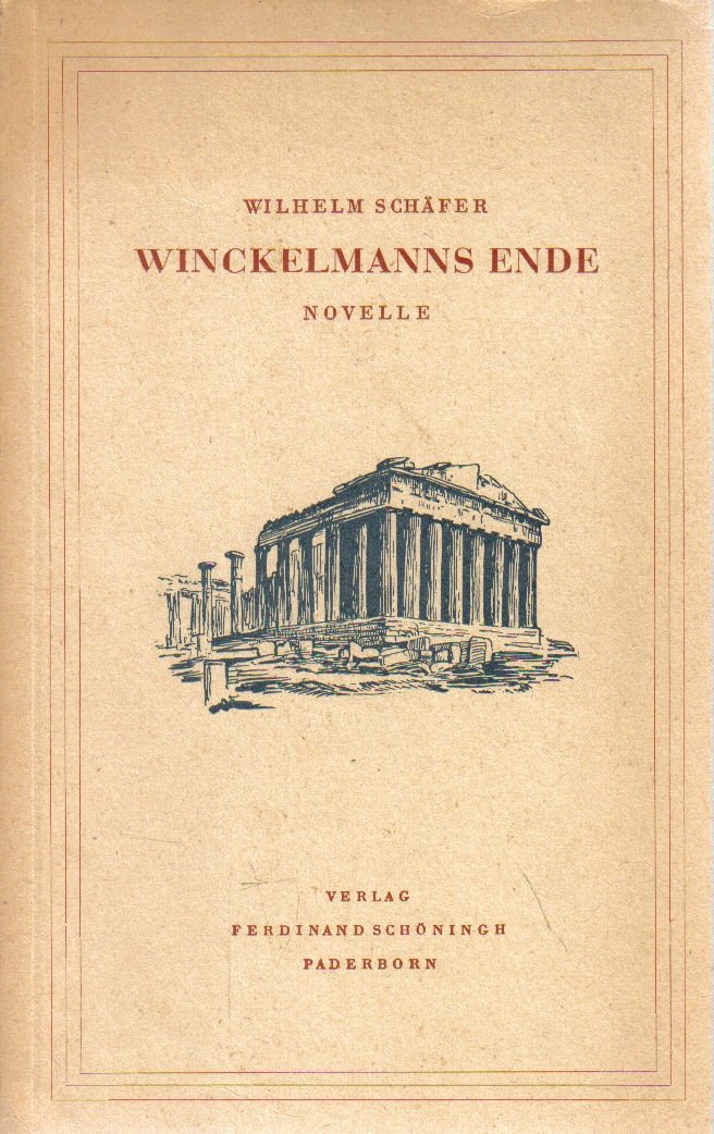 Winckelmanns Ende : Novelle.