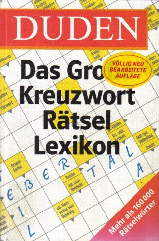 Duden. Das Grosse Kreuzworträtsellexikon