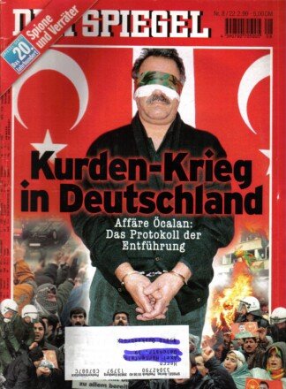 DER SPIEGEL Nr.8 / 22.02.1999 Kurden-Krieg in Deutschland