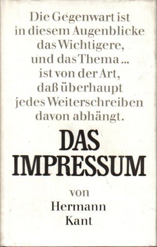 Das Impressum