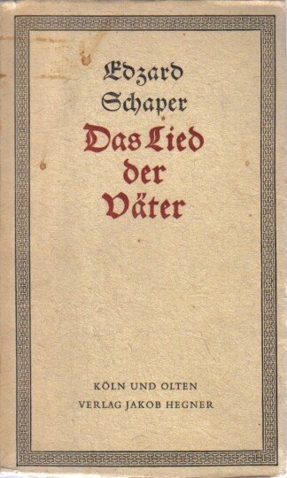 Das Lied der Väter