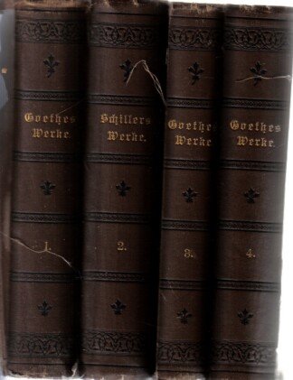 Goethe`s Werke - Band 1, 2, 3, 4