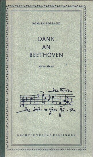 Dank an Beethoven - Eine Rede