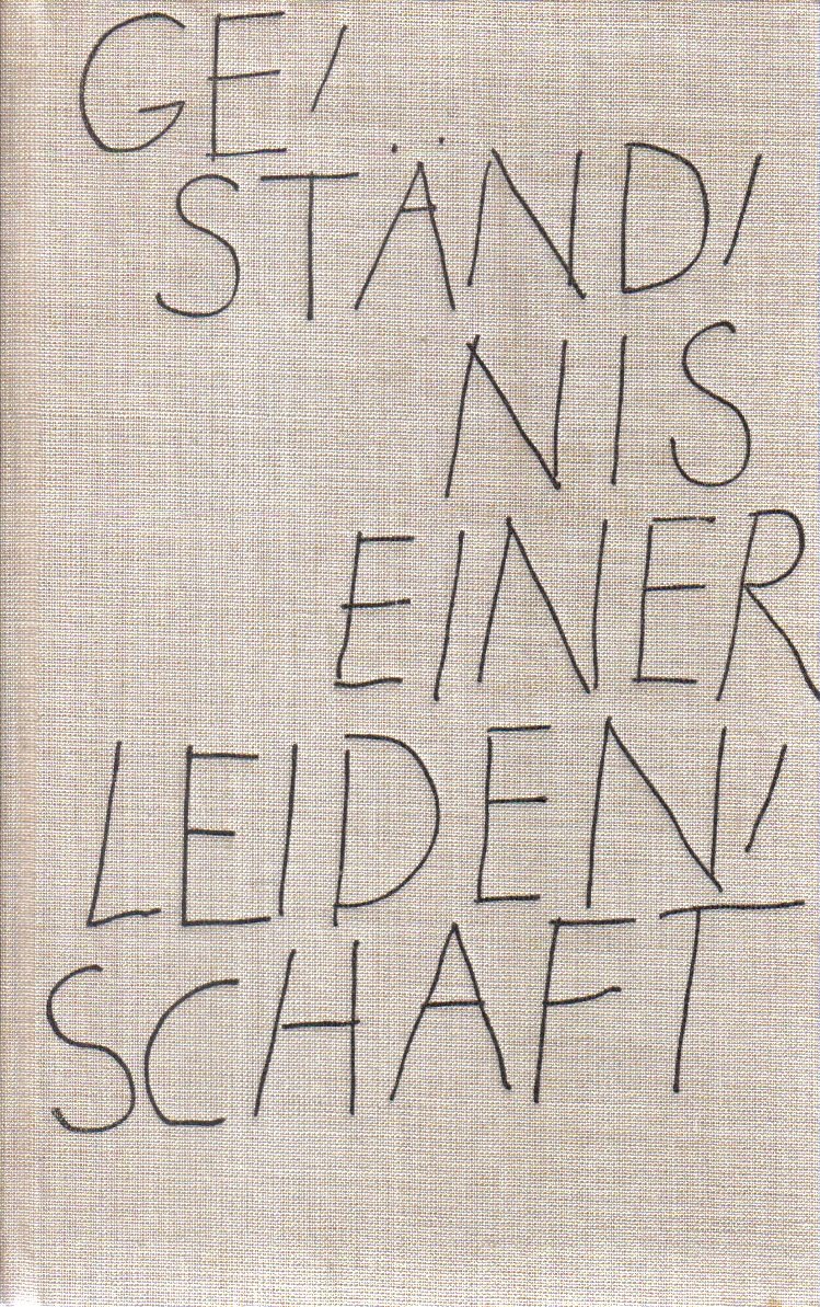 Geständnis einer Leidenschaft