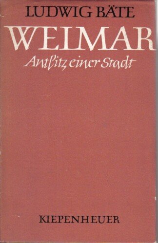 Weimar - Antlitz einer Stadt.