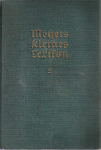 Meyers kleines Lexikon. Bd.2, Geld-Niebuhr