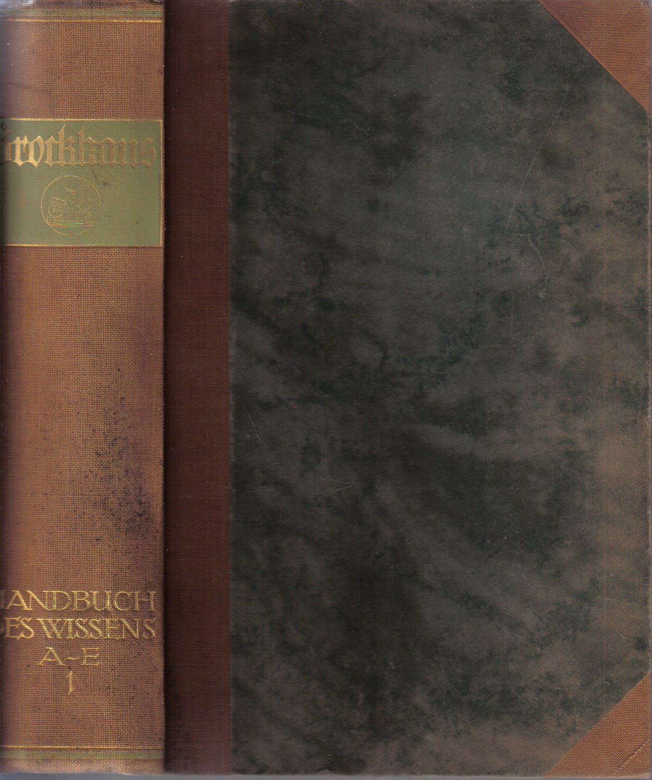 Brockhaus Handbuch des Wissens - Erster Band 1 - A-E von 1922