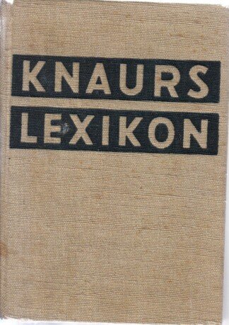 Knaurs Lexikon A-Z