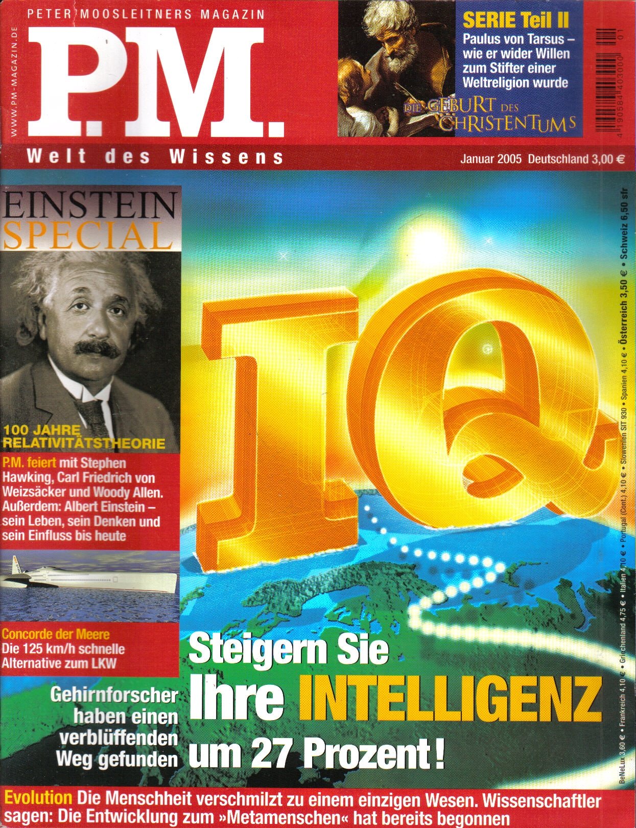 P.M. Peter Moosleitners Magazin – Die moderne Welt des Wissens – Heft 1 Januar 2005