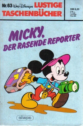 Lustige Taschenbücher - LTB - Nr: 63 - Micky, der rasende Reporter