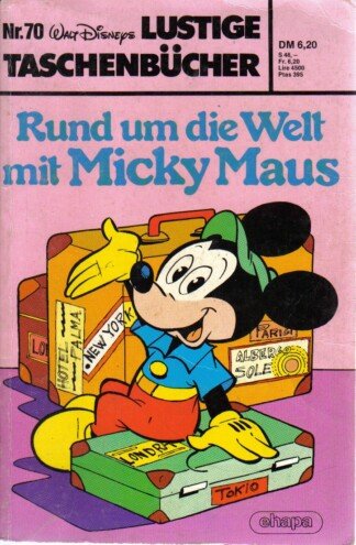 Lustige Taschenbücher - LTB - Nr: 70 - Rund um die Welt mit Micky Maus