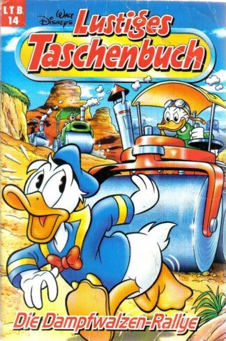 Lustiges Taschenbuch - LTB - Nr: 14 - Die Dampfwalzen-Rallye