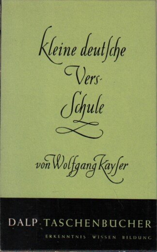 Kleine deutsche Versschule
