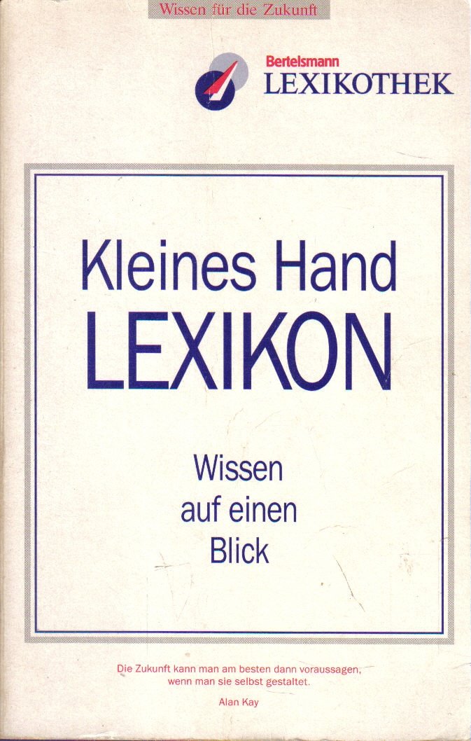 Kleines Hand Lexikon Wissen auf einen Blick