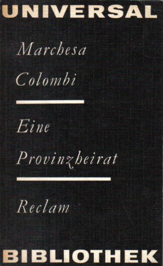 Eine Provinzheirat