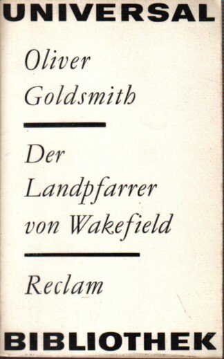 Der Landpfarrer von Wakefield.