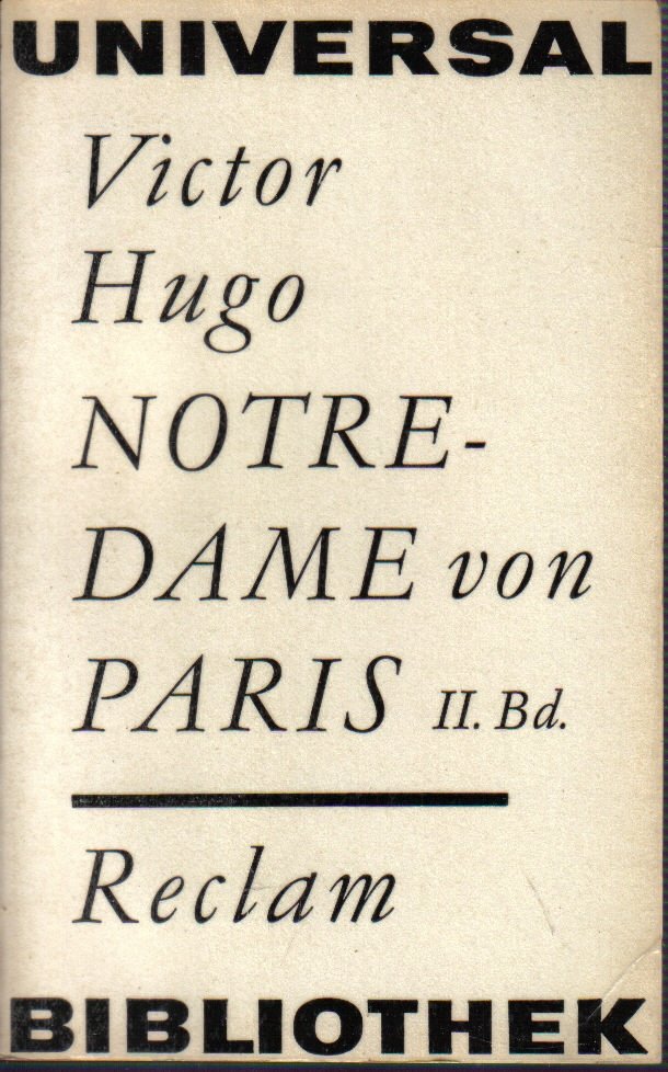 Notre-Dame von Paris II. Band
