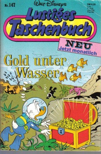 Lustiges Taschenbuch - LTB - Nr: 147 - Gold unter Wasser