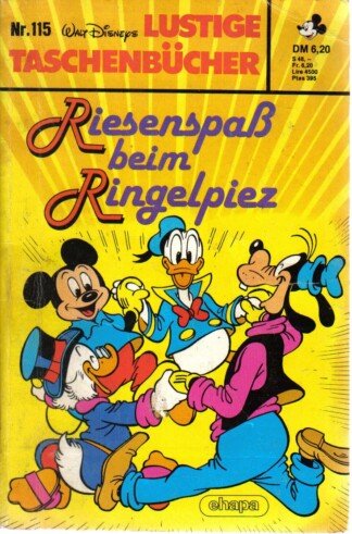 Lustige Taschenbücher - LTB - Nr: 115 - Riesenspaß beim Ringelpiez
