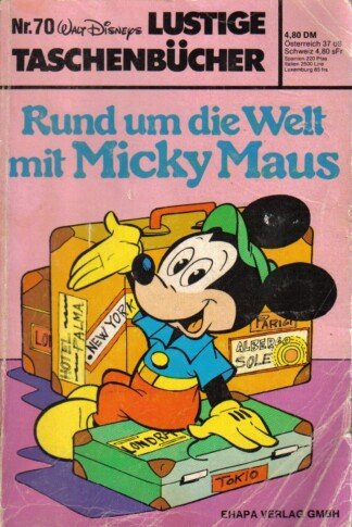 Lustige Taschenbücher - LTB 70 - Rund um die Welt mit Micky Maus