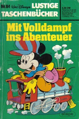 Lustige Taschenbücher - LTB - Nr: 84 - Mit Volldampf ins Abenteuer