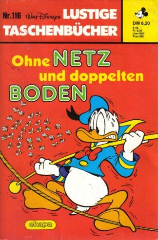 Lustige Taschenbücher - LTB - Nr: 116 - Ohne Netz und doppelten Boden