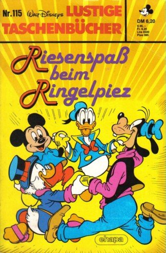 Lustige Taschenbücher -  LTB - Nr: 115 - Riesenspaß beim Ringelpiez