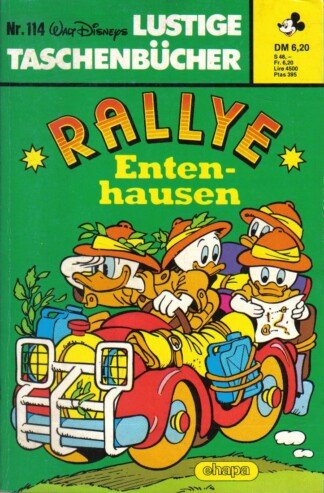 Lustige Taschenbücher - LTB - Nr: 114 - Rallye Entenhausen